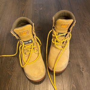 Caterpillar steel toe ankle boots